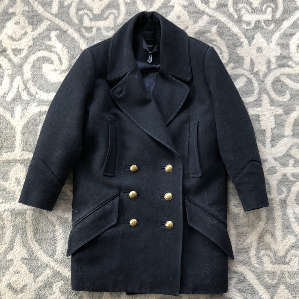 Isabel Marant grey double breasted jacket 36